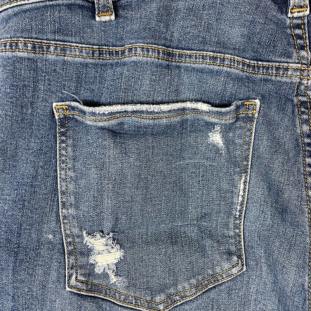 Lane Bryant Distressed Denim Short Shorts Sz 22 - Picture 9 of 10